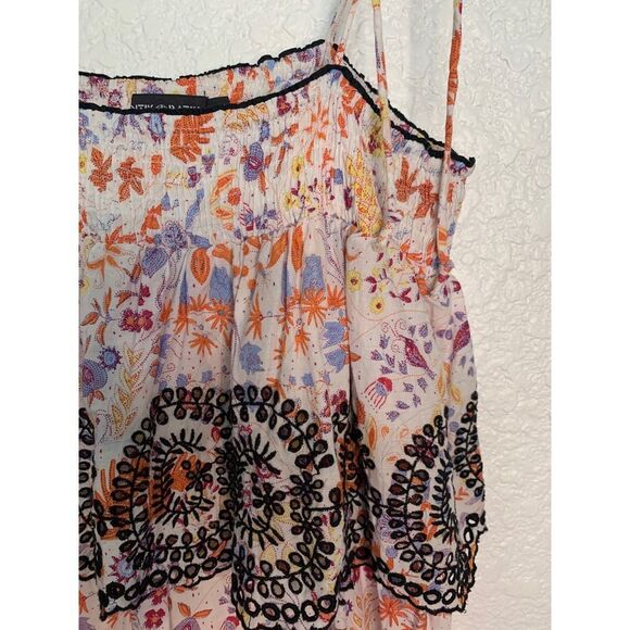 Antik Batik Samsa Embroidered Sundress Pink, White Size S - Picture 6 of 12